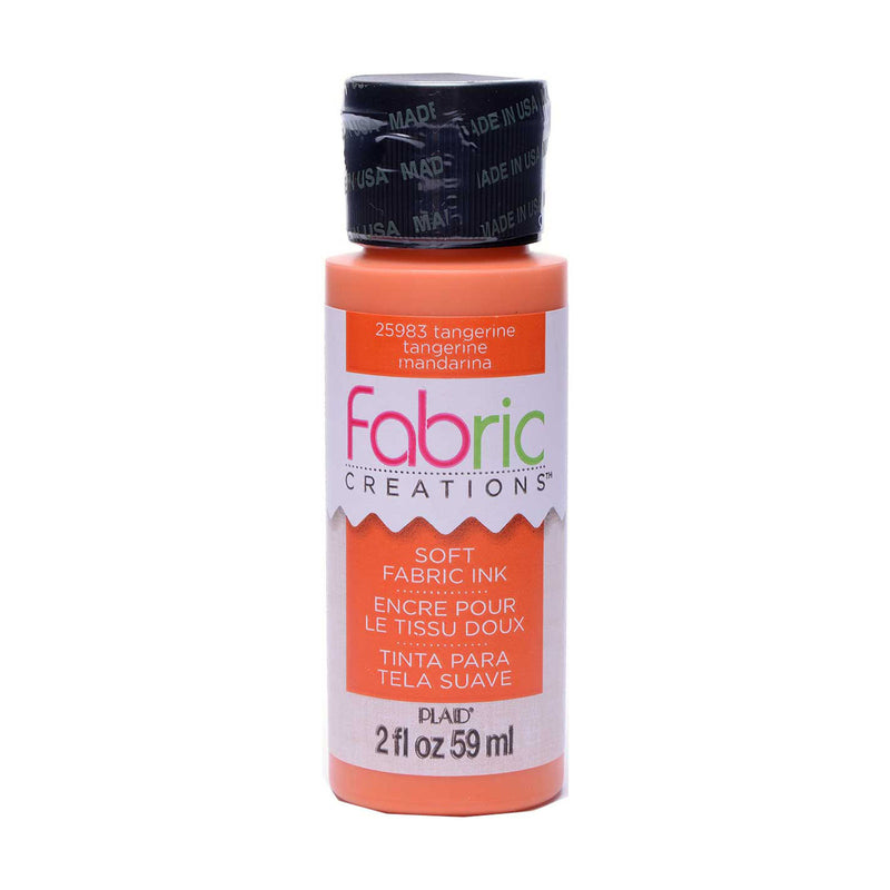 Fabric creations • soft fabric inkt 59ml tangerine