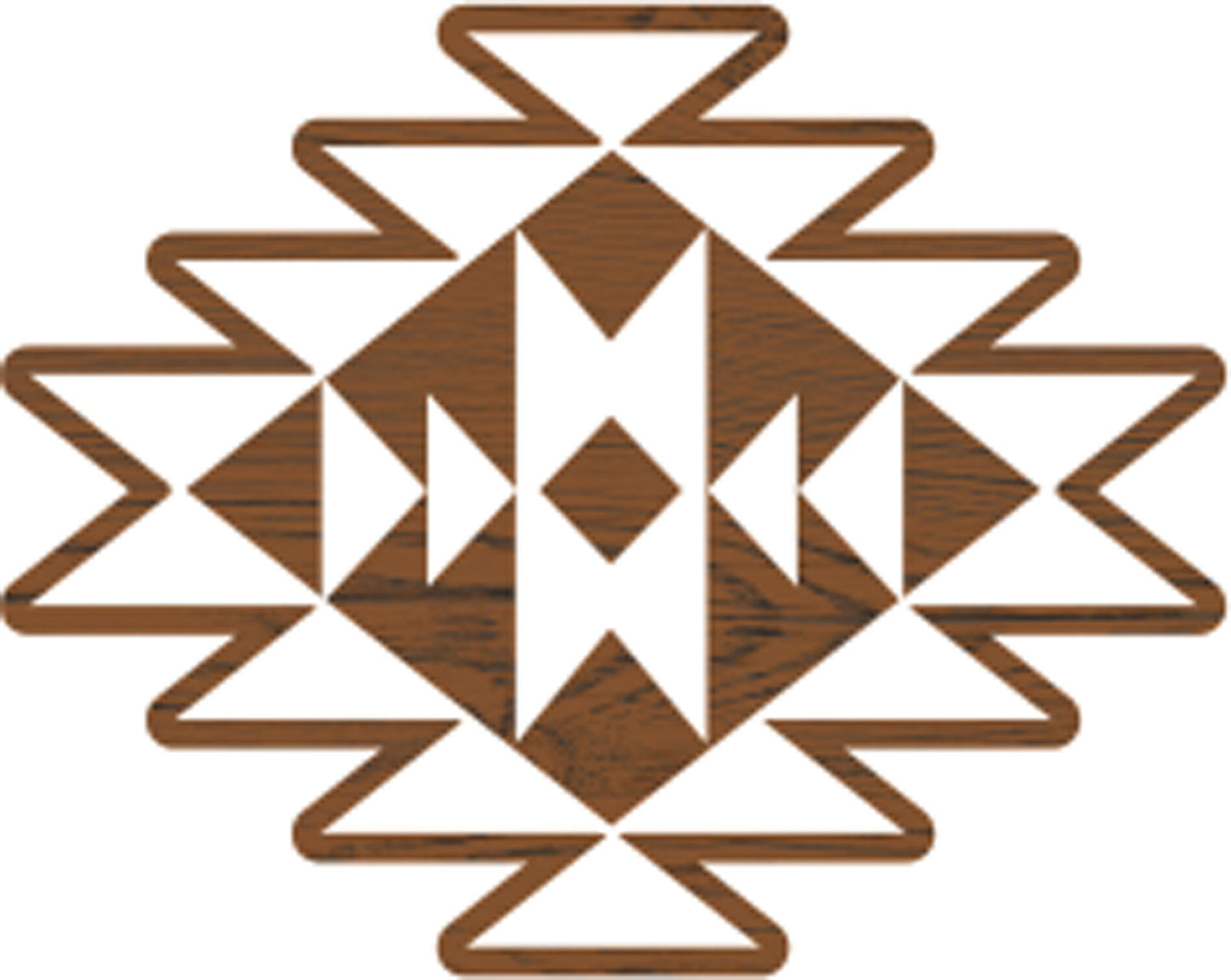 Fabric creations • block printing small 4,5x3,5cm aztec tile