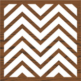Fabric creations • block printing medium 6x6cm chevron - afbeelding 1