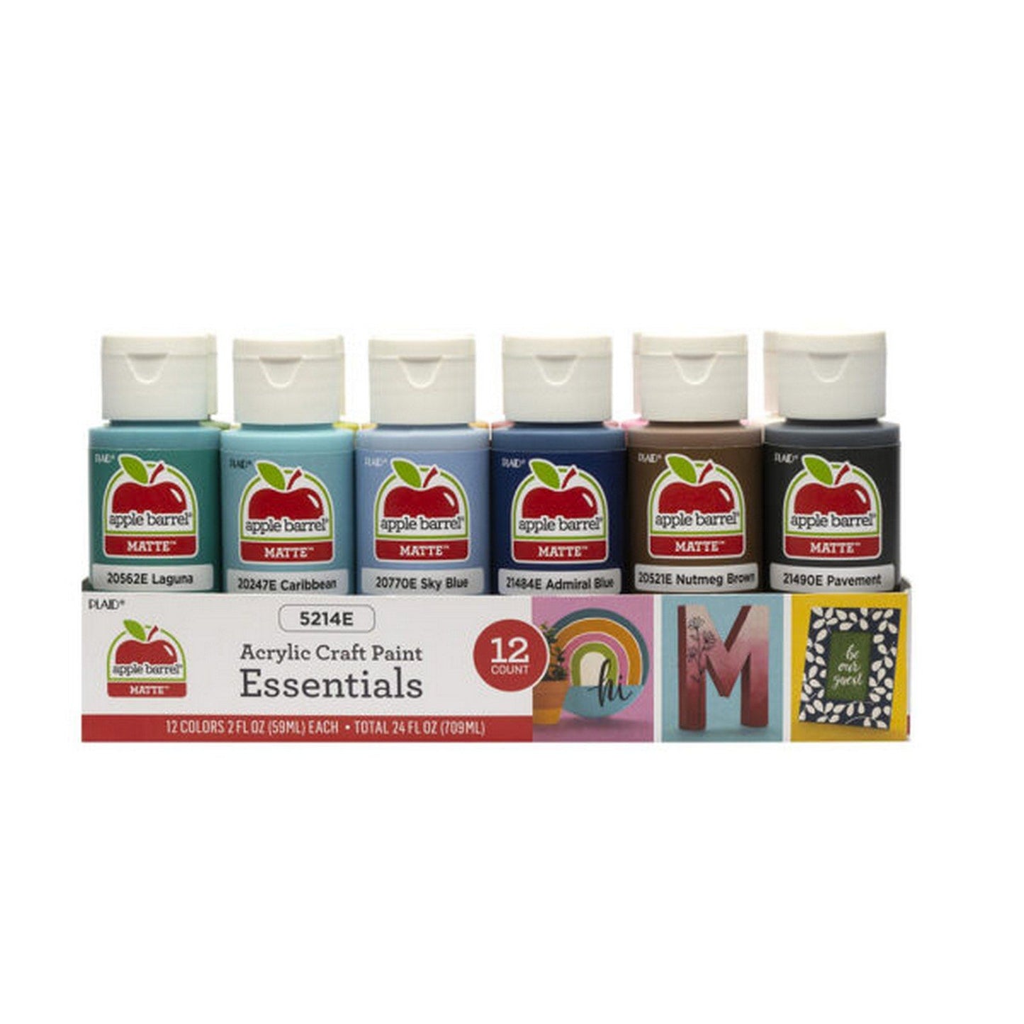 Plaid • apple barrel essentials acrylic verf value set 12 pack
