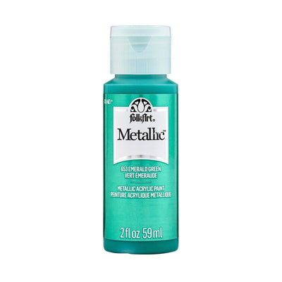 Folkart • metallic acrylic paint emerald green 59ml