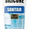 Bison super silicone transparant tube 150 ml, siliconenkit, keuken, voegen, hygiënisch, slijtvast, temperatuurbestendig van -50°c tot +120°c, makkelijk in gebruik