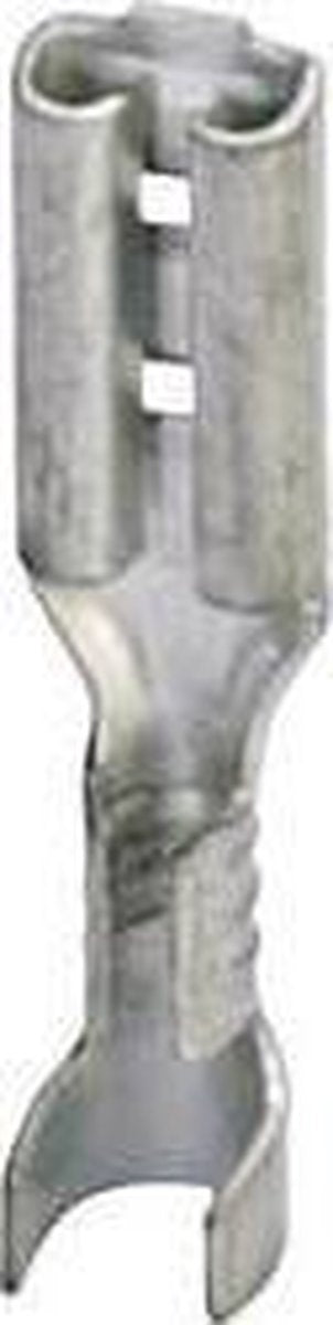 Merkloos sans marque phoenix contact 3240153 huls voor platte stekker insteekbreedte: 2.8 mm insteekdikte: 0.8 mm 180 ° ongeïsoleerd metaal