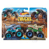 Mattel hot wheels monster trucks 1:64 2 pack assorti | 4 stuks