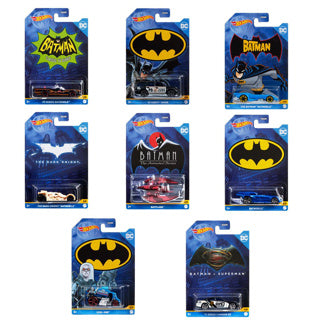 Mattel hot diecast wheels themed batman assorti | 24 stuks