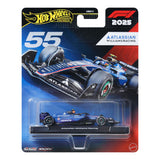 Hotwheels premium f1 racecar williams carlos sainz | 4 stuks - afbeelding 1