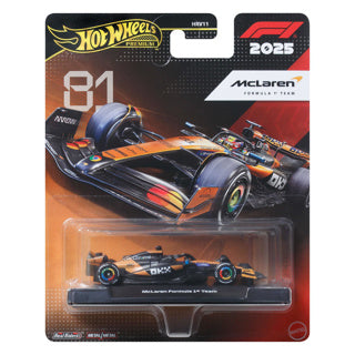 Hot wheels hotwheels premium f1 racecar mclaren oscar piastri | 4 stuks