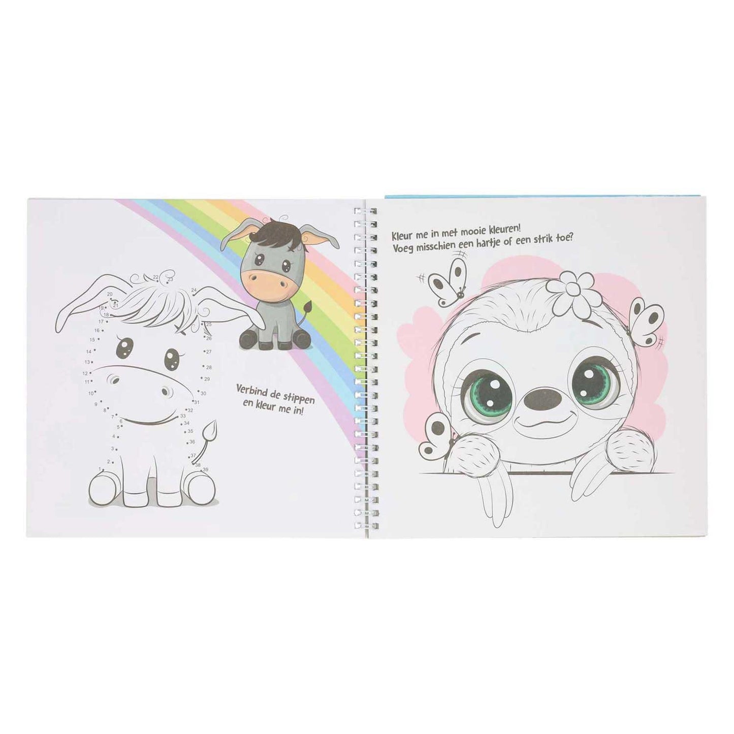 Mondikaarten sticker- en sjablonenboek ik hou van dieren