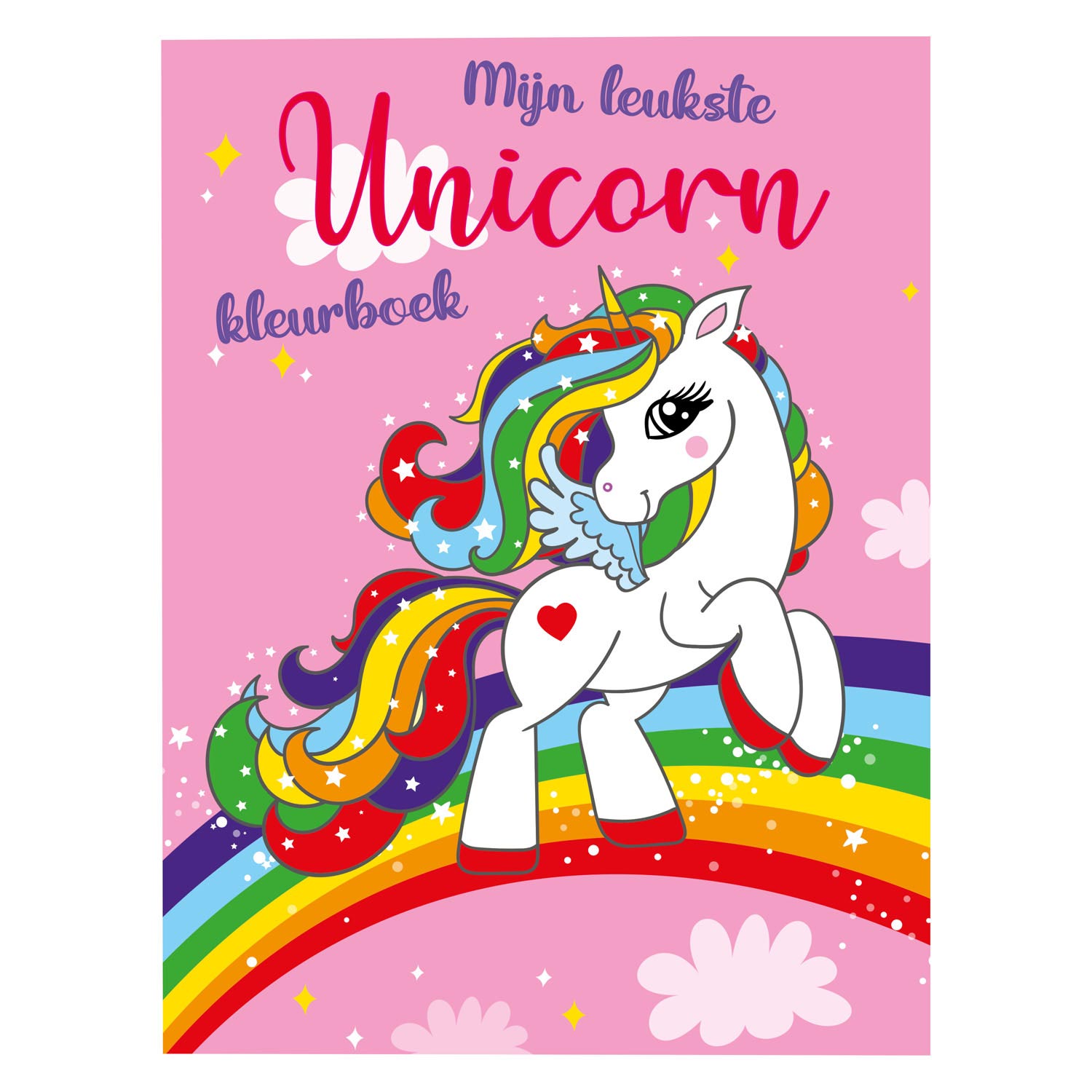 Mondikaarten mijn leukste unicorn kleurboek, 48pag.