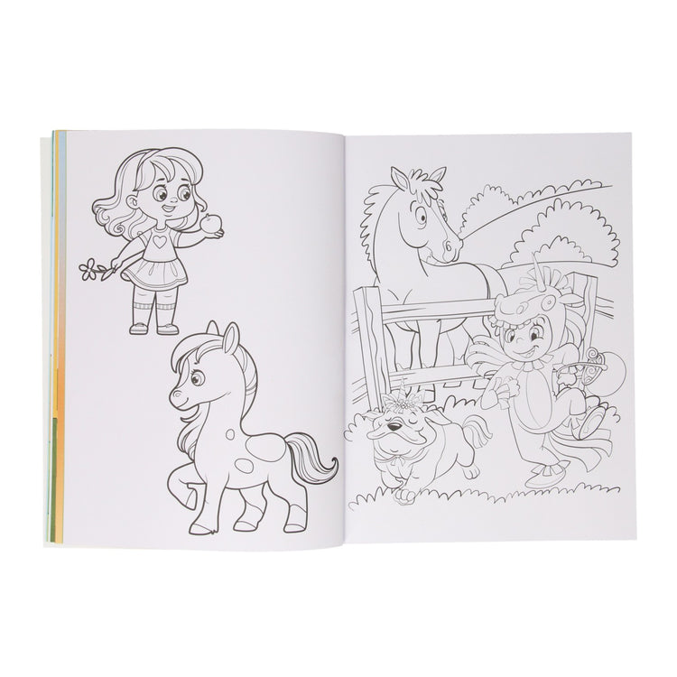 Mijn kleurboek - paarden en pony's a4 96 pagina's