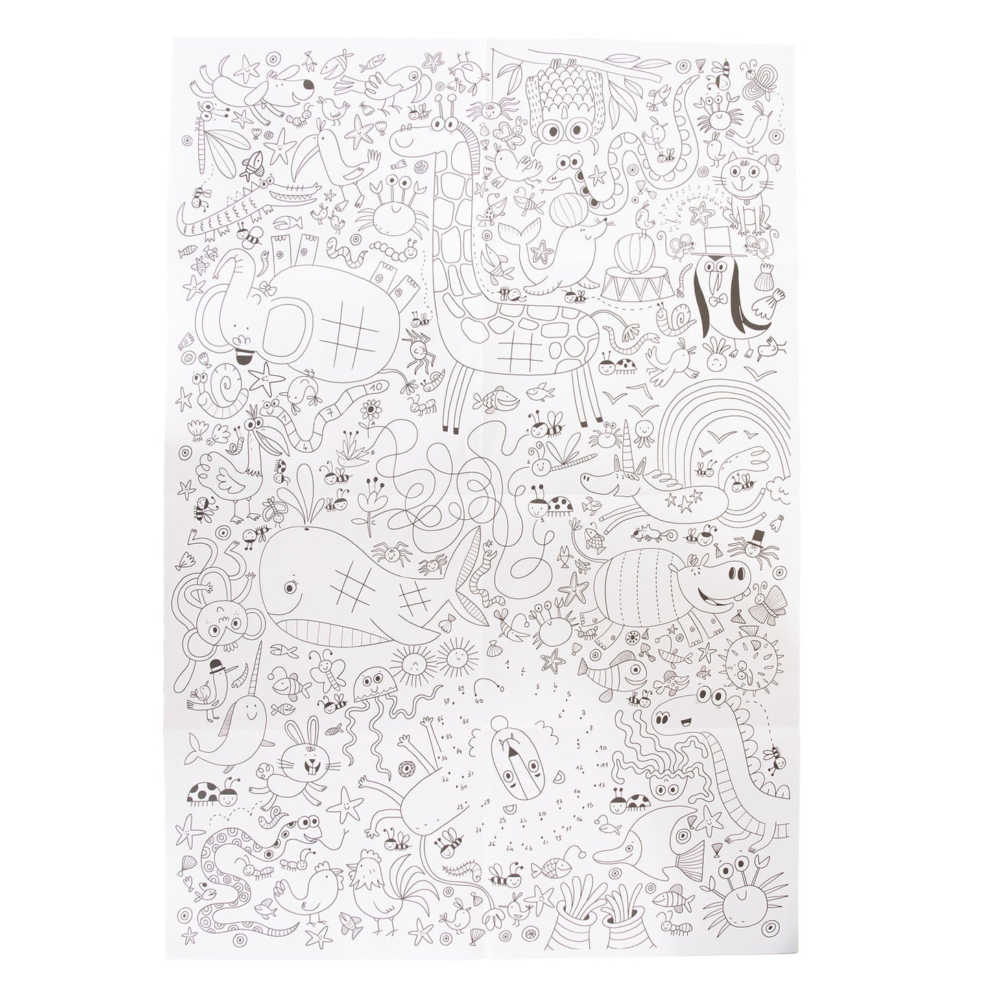 Wins holland megagroot tafelkleed om in te kleuren, 98x68cm