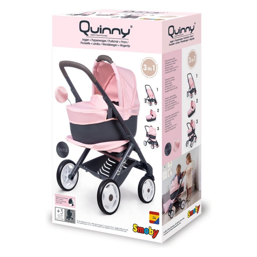 Smoby - Maxi-Cosi Poppenwagen 3in1