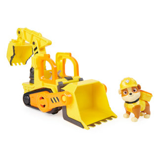 Spinmaster rubble crew - rubble’s bulldozer met speelfiguur en beweegbare onderdelen - paw patrol speelgoed