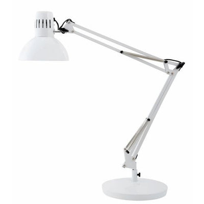 Bureaulamp alba architect 20w e27 wit