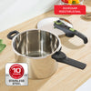 Tefal p25807 secure 5 trendy snelkookpan 6 liter met stoommand