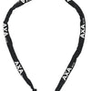 Axa slotketting rigid 120cm codeslot zwart (kaart)