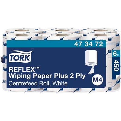Handdoeken tork 473472 wit 6 st
