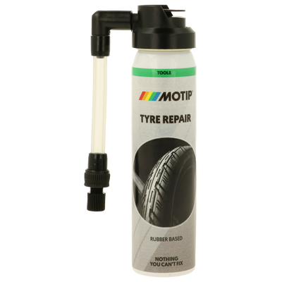 Motip Cycling tyre repair 75ml. 75ml. Geschikt voor het uitvoeren van noodreparaties aan banden.