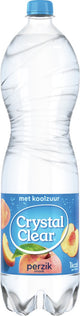 Crystal clear - perzik - 6 x 1,5 liter - voordeelverpakking