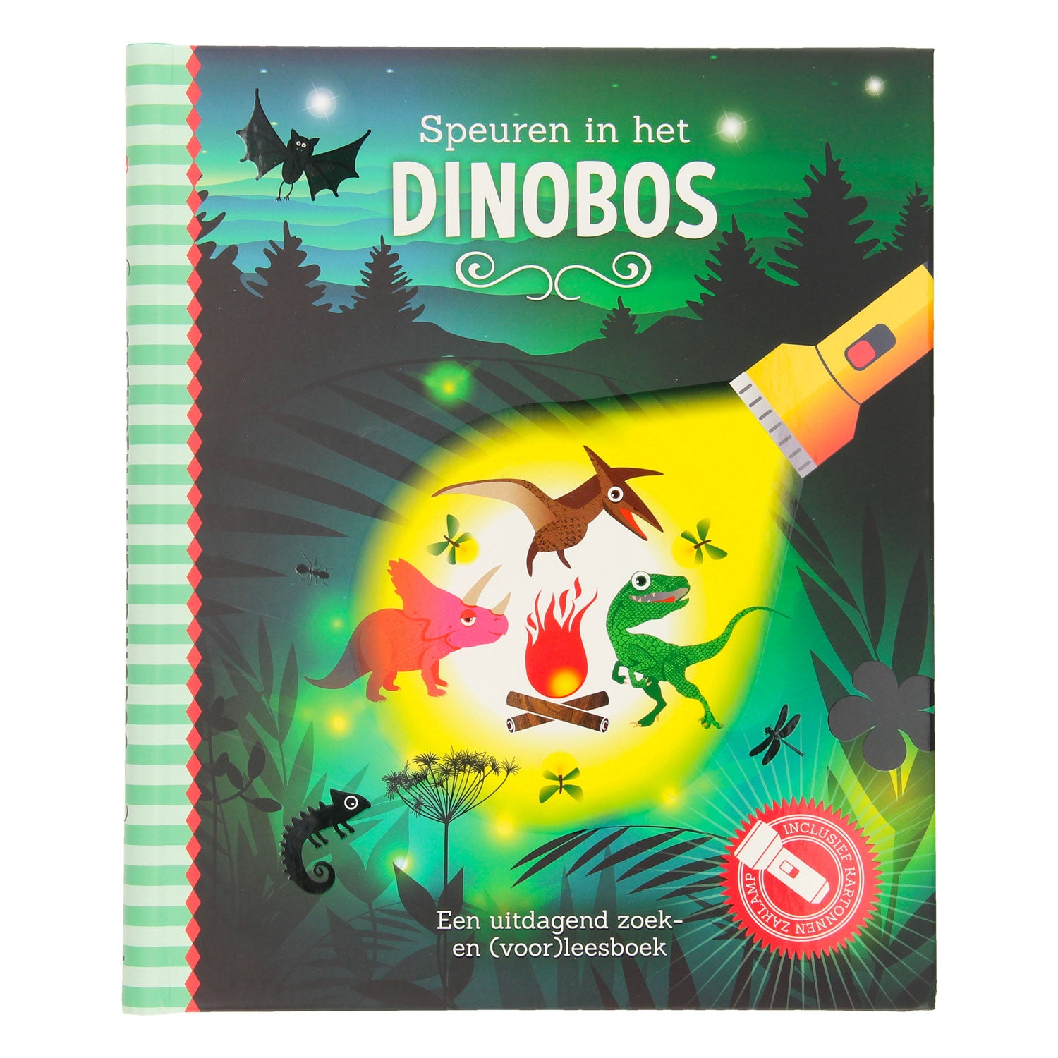 Speuren in het dinobos + kartonnen zaklamp