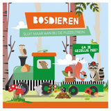 Lantaarn publishers boek en puzzeltrein bosdieren - afbeelding 1