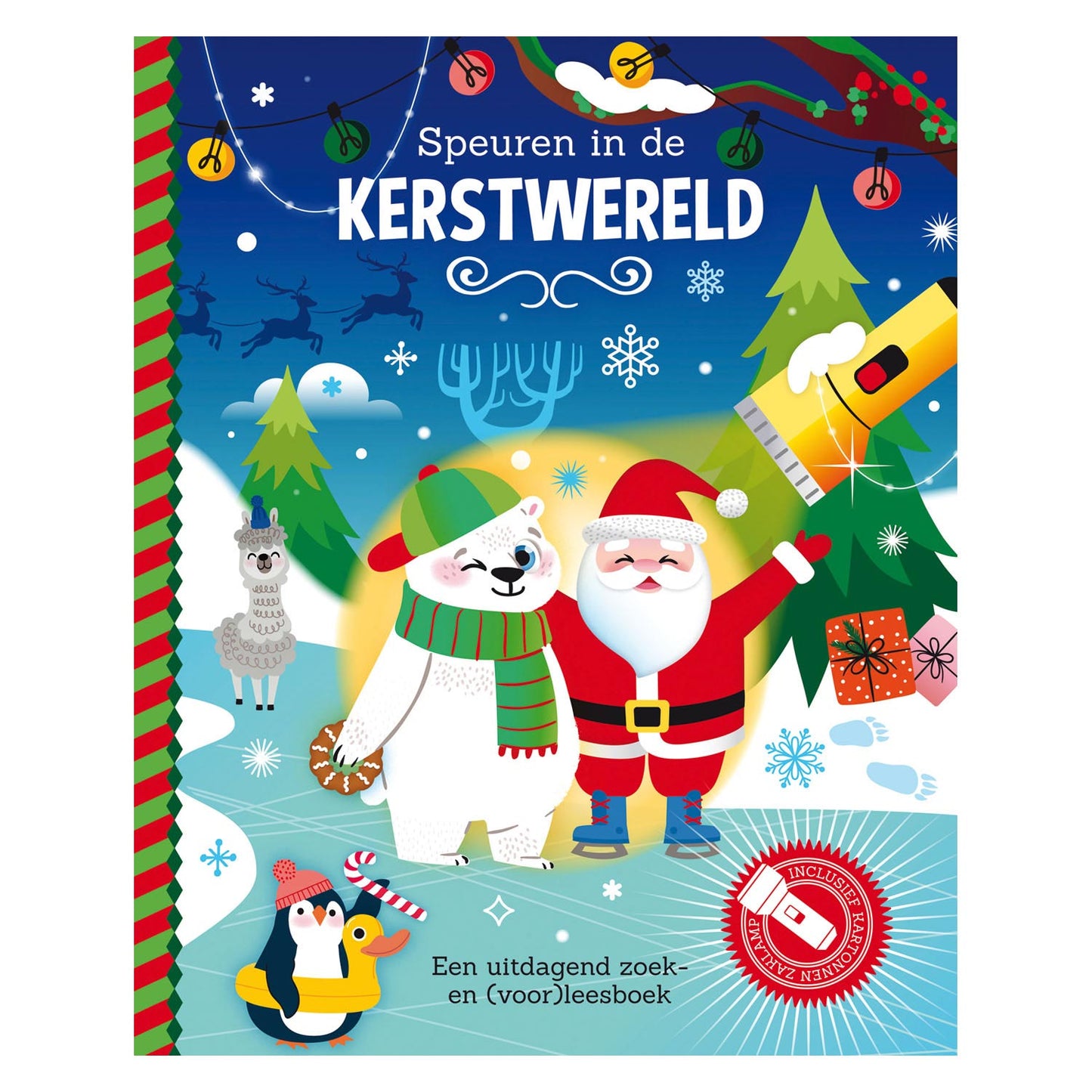 Lantaarn publishers speuren in de kerstwereld + kartonnen zaklamp