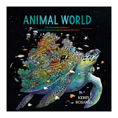 Lantaarn publishers animal world kleurboek