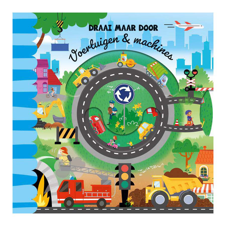 Lantaarn publishers draai maar door - voertuigen machines kartonboek