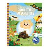 Lantaarn publishers speuren naar drolletjes en scheetjes zoekboek met kartonnen zaklamp - afbeelding 1