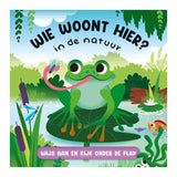 Lantaarn publishers wie woont hier? in de natuur flapjesboek - afbeelding 1