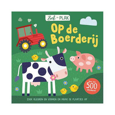Lantaarn publishers zoek en plak - op de boerderij stickerboek