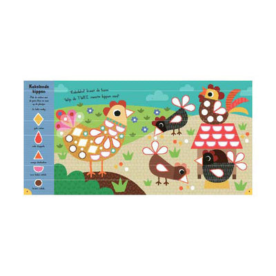 Lantaarn publishers zoek en plak - op de boerderij stickerboek