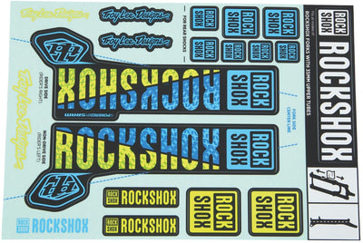 Rockshox troy lee designs decal kit f.pike lyrik yari domain revelation c. 2018