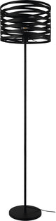 Eglo cremella vloerlamp - e27 - 151 cm - zwart