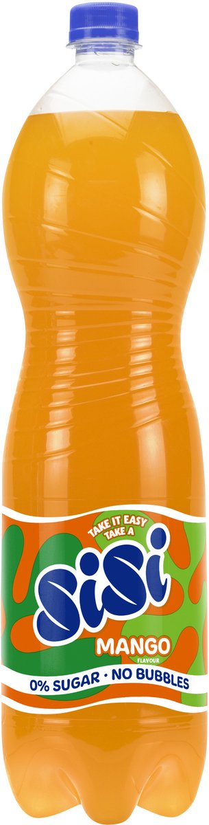 Sisi - mango - zero sugar - 6 x 1,5 liter - voordeelverpakking