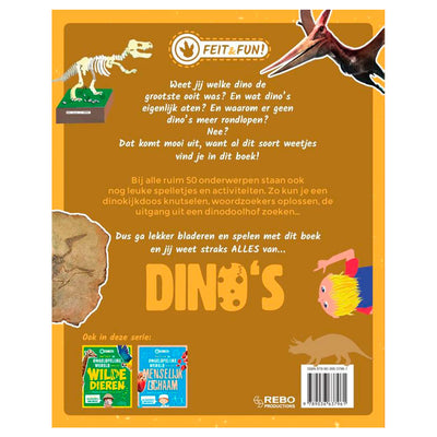 Rebo publishers feit en fun; dinosauriërs. 7+