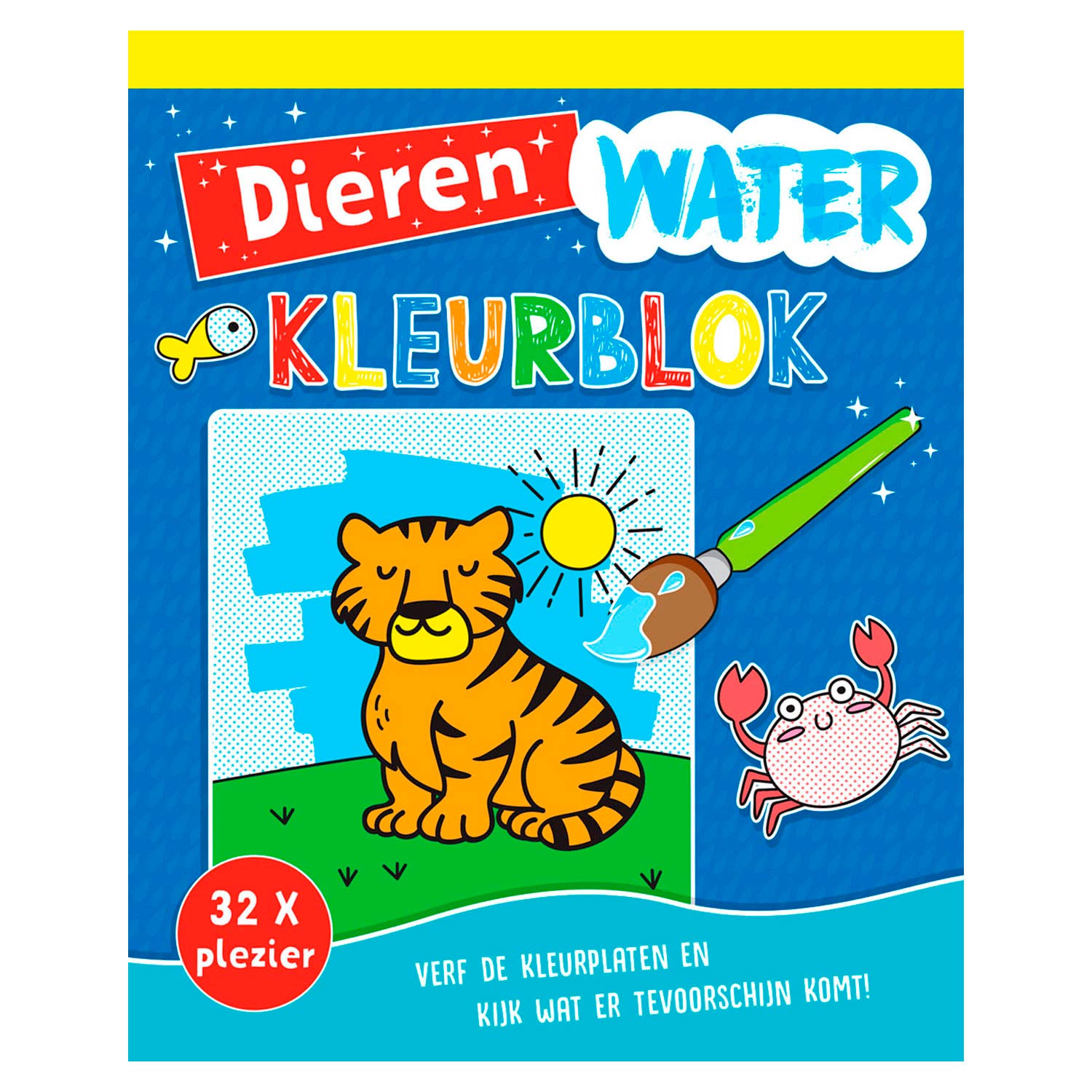 Rebo publishers magisch waterkleurblok dieren