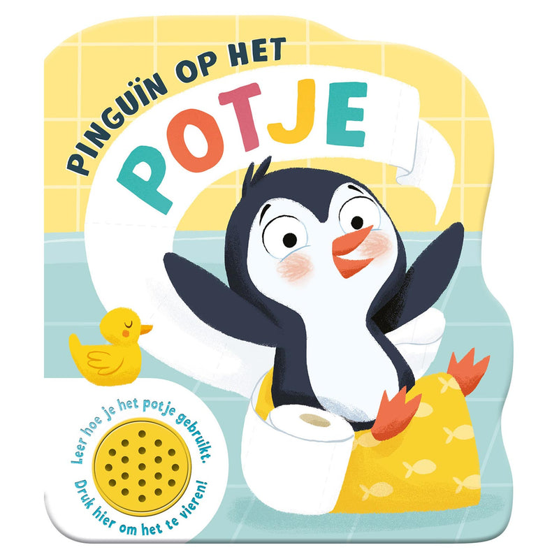 Rebo publishers geluidenboek pinguin op het potje