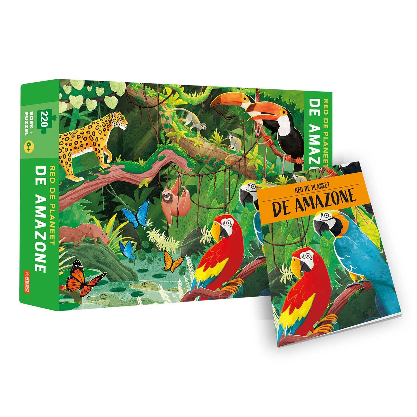 Rebo publishers boek en puzzel de amazone