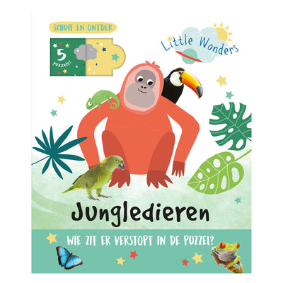 Rebo publishers jungledieren schuif en ontdek