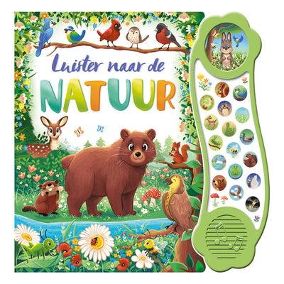 Rebo publishers geluidenboek: luister naar de natuur. 3+