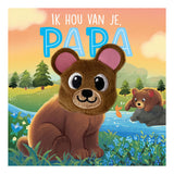 Rebo publishers vingerpopboekje: ik hou van je, papa. 0+ - afbeelding 1
