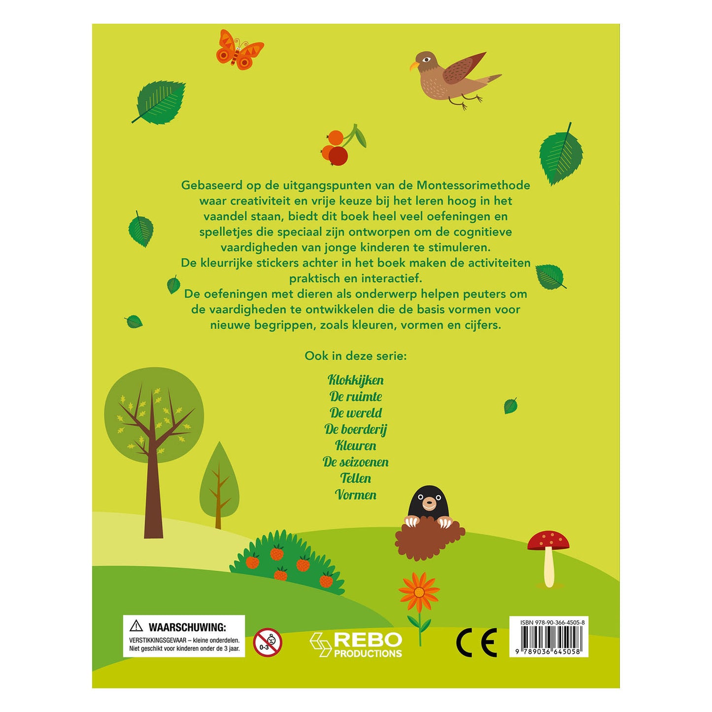 Rebo publishers dieren in het bos - mijn leukste oefenbo