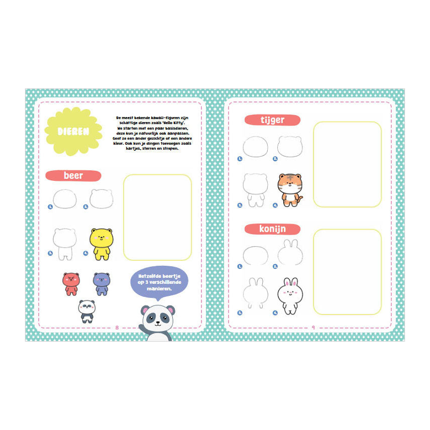 Rebo publishers kawaii tekenen - 100+ tekeningen