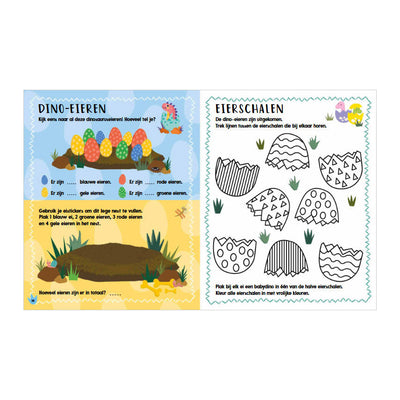 Rebo publishers doeboek dino's - 1000 stickers
