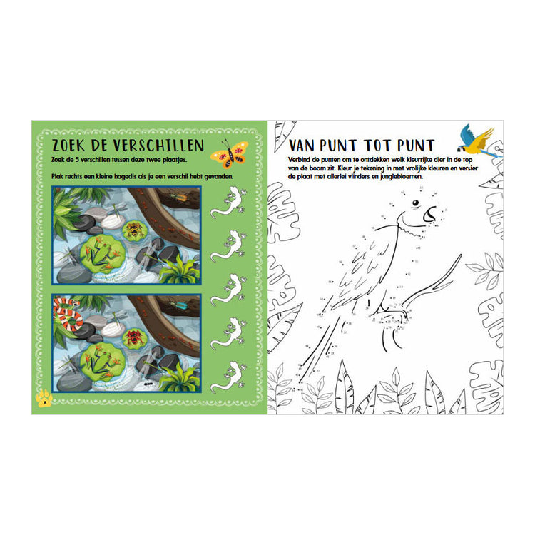 Rebo publishers doeboek jungle - 1000 stickers
