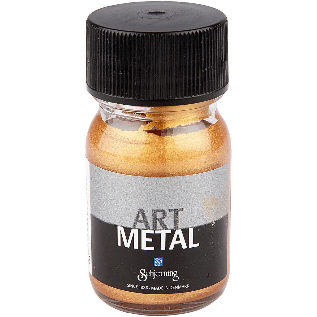 Creativ company hobbyverf metallic, medium goud(5104), 30 ml 1 fles