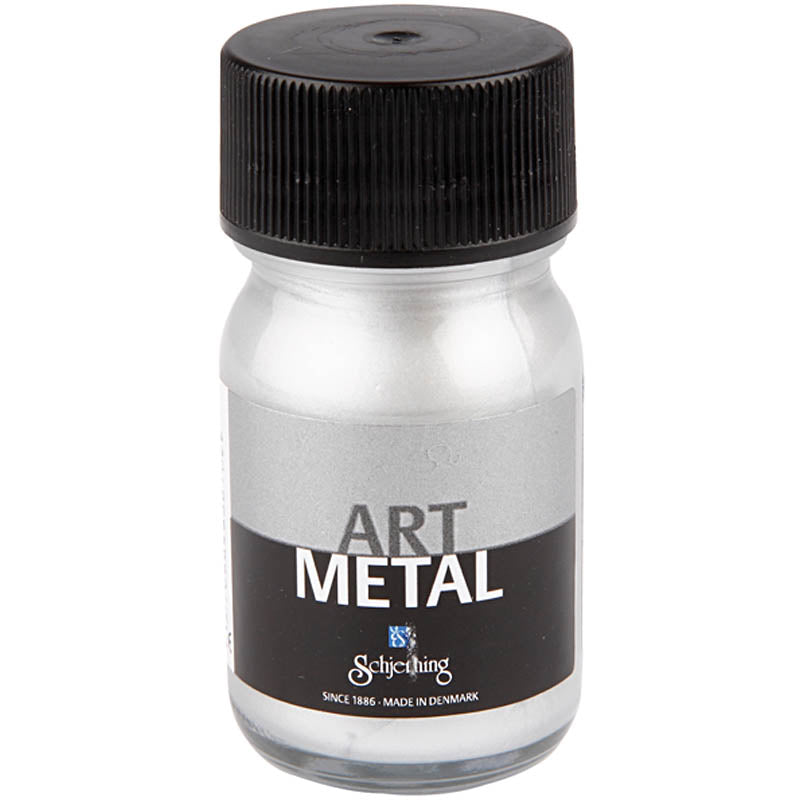 Creativ company hobbyverf metallic, zilver(5110), 30 ml 1 fles