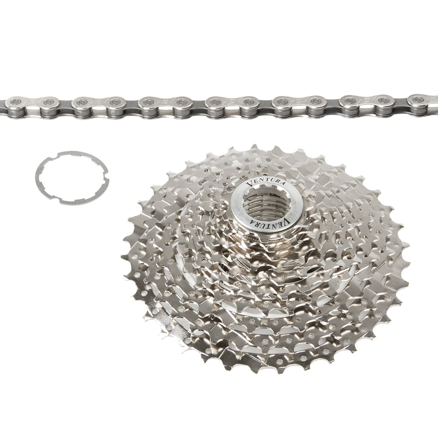 Ventura cassette + ketting 10-speed | 11-36t | zilver