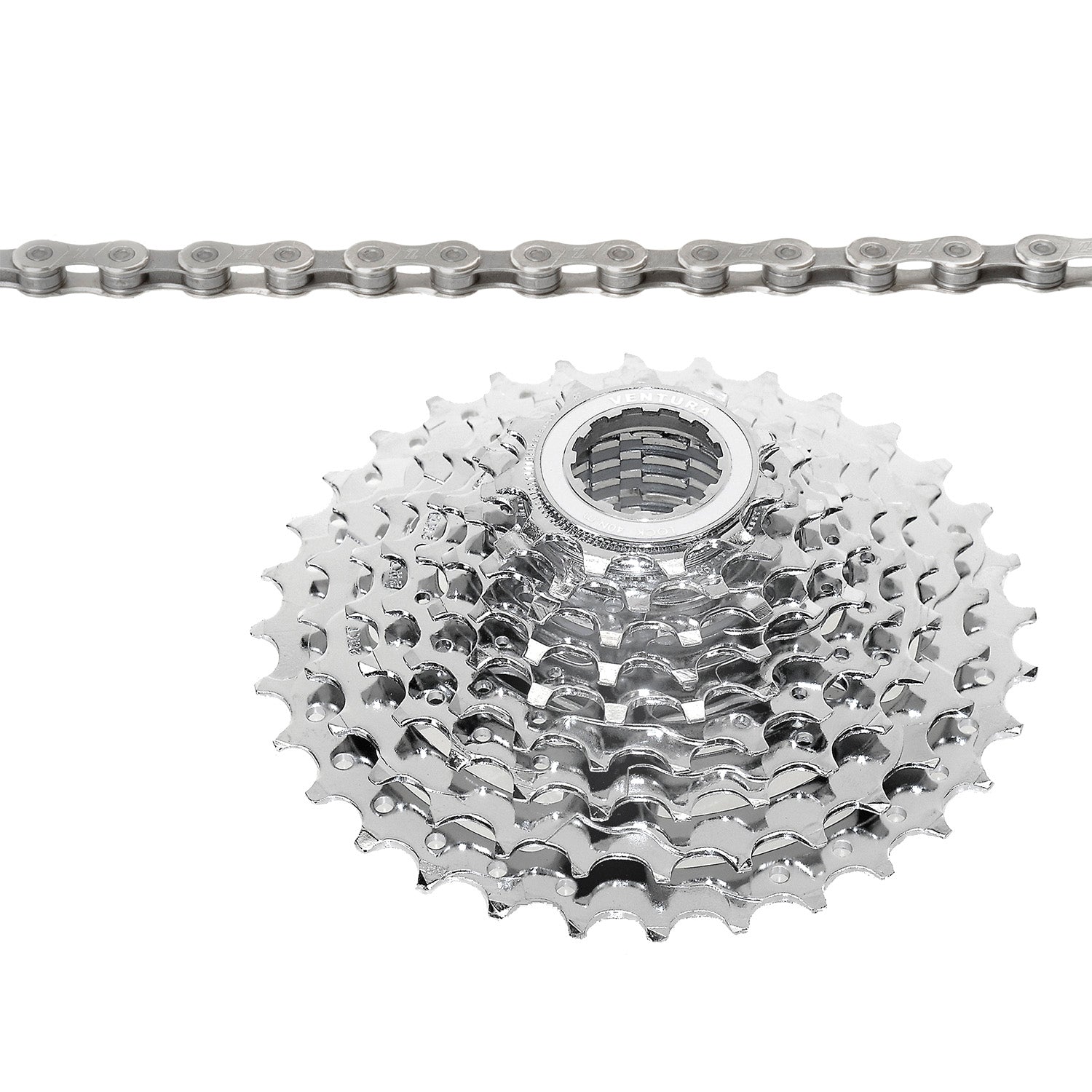Ventura power 9 speed set of chain and cassette